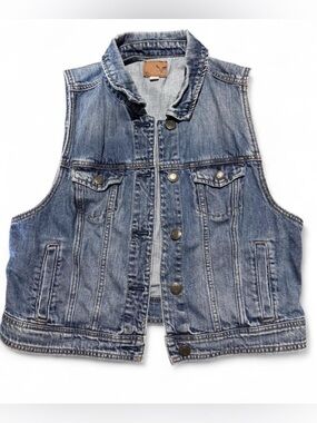 American Eagle Denim Vest